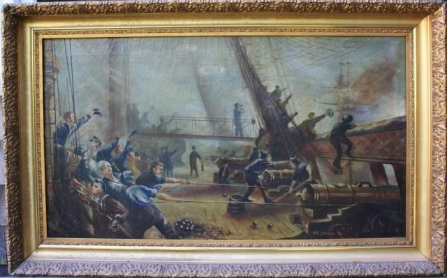 BILL FOLLMER, 1920, OIL PAINTING ON
