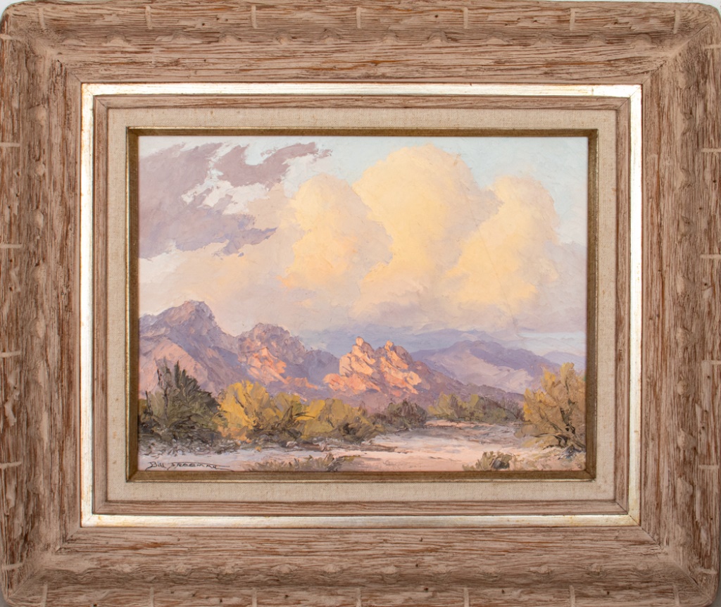 BILL FREEMAN "LONE MOUNTAIN" OIL ON