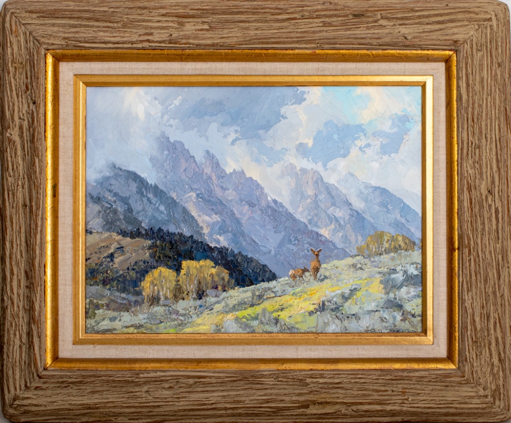 BILL FREEMAN "STORMY AFTERNOON" OIL
