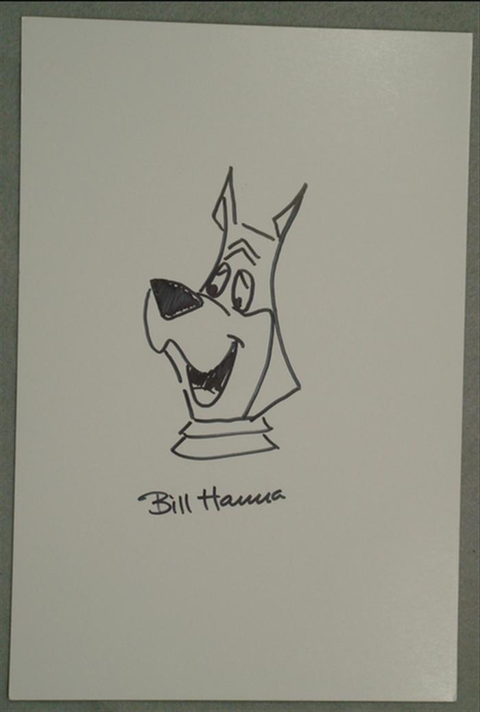 Bill Hanna, marker on card stock,