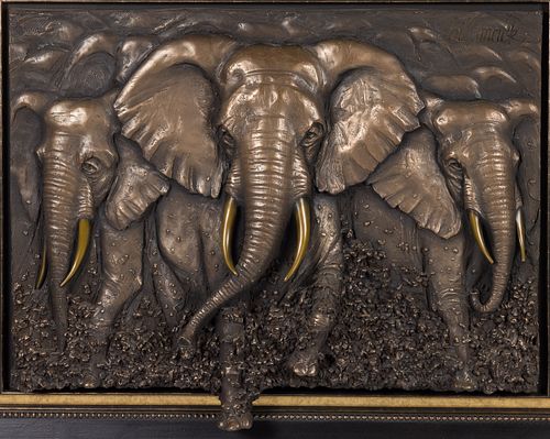 BILL MACK (B. 1949) ELEPHANT
