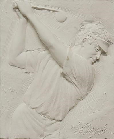 BILL MACK (B.1944) GOLF SCULPTURE