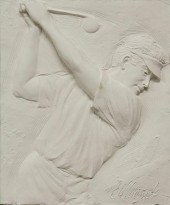 BILL MACK (B.1944) GOLF SCULPT