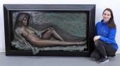BILL MACK NUDE WOMAN BAS RELIE