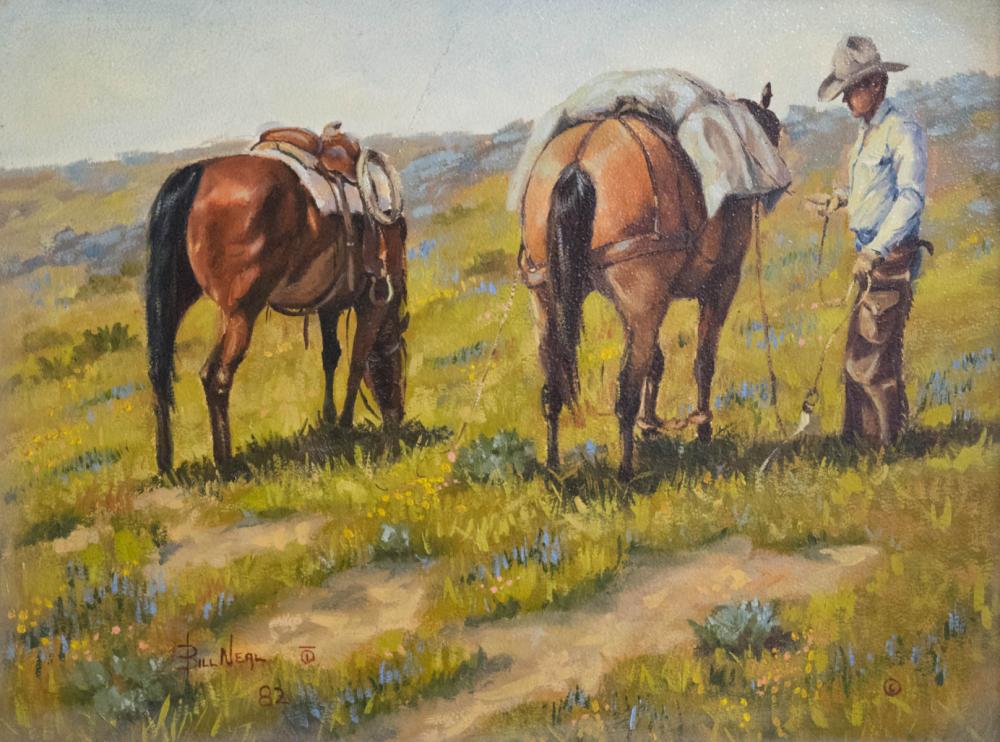 BILL NEAL OIL ON BOARDBILL NEAL