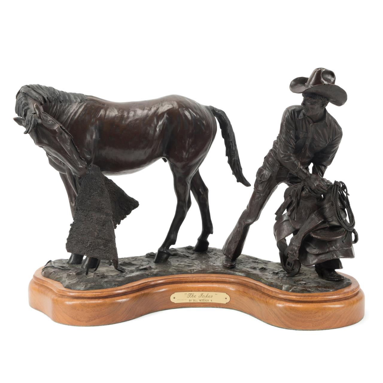 BILL NEBEKER, "THE JOKER" BRONZE,