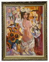 BILL NEWSOM NUDE ACRYLIC PAINT