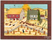 BILL RANK OIL ON VELVET THEORE