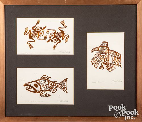 BILL REID HAIDA COPPER EMBOSSED