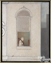 BILL SAWYER, OIL ON BOARD<br>B