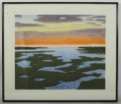 BILL SULLIVAN, "COVE" LITHOGRA