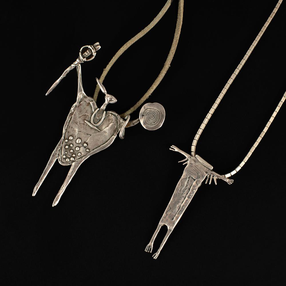 BILL WORRELL, A PAIR OF SILVER