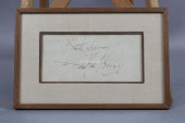 BILLIE HOLIDAY INSCRIPTION "BE