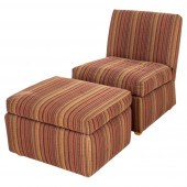 BILLY BALDWIN SLIPPER CHAIR AN