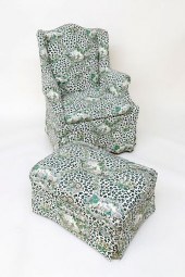 BILLY BALDWIN UPHOLSTERED WING