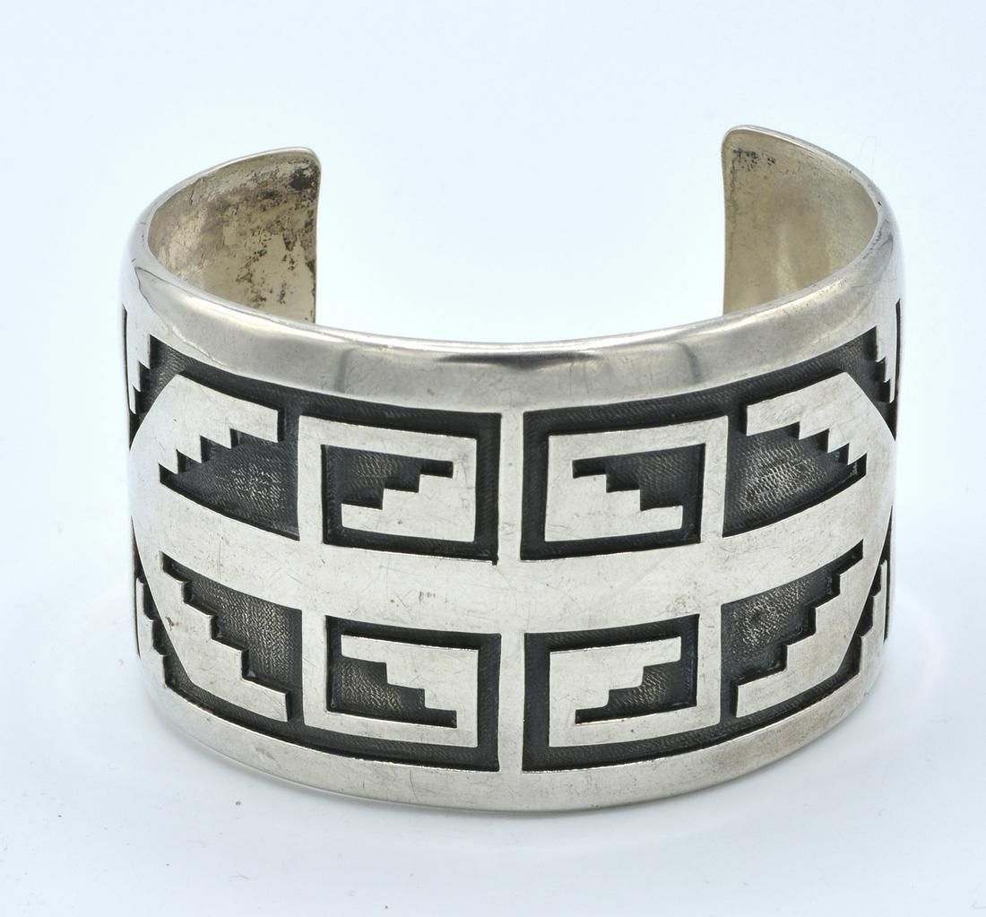 BILLY RAY HAWEE HOPI SILVER CUFF