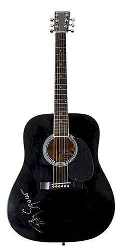 BILLY SQUIRE SIGNED GUITAR.Billy