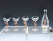 BIMINI GLASS NUDE CARAFE AND G