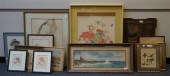 BIN OF ASSORTED WORKS OF ARTBi