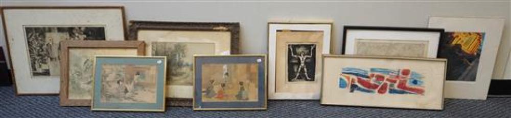 BIN WITH ART, INCLUDING