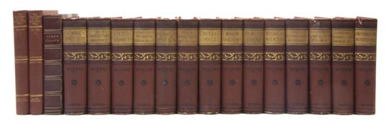 (BINDINGS) A group of 16 books