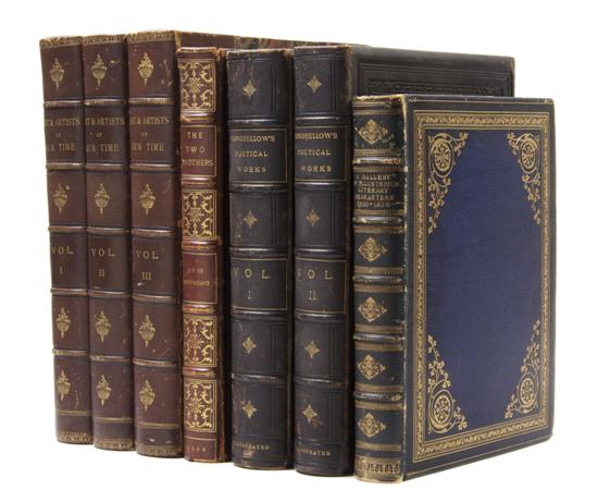 (BINDINGS) A group of seven folio