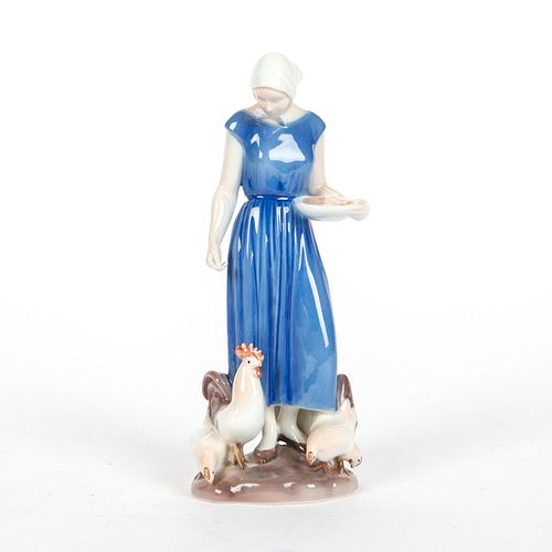 BING AND GRONDAHL WOMAN FEEDING