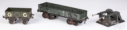 BING GAUGE THREE COAL WAGON, WITH