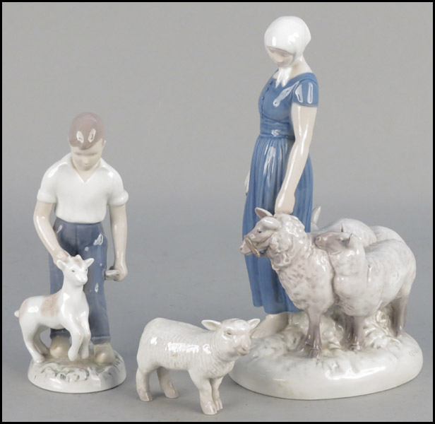 BING & GRONDAHL PORCELAIN FIGURE OF