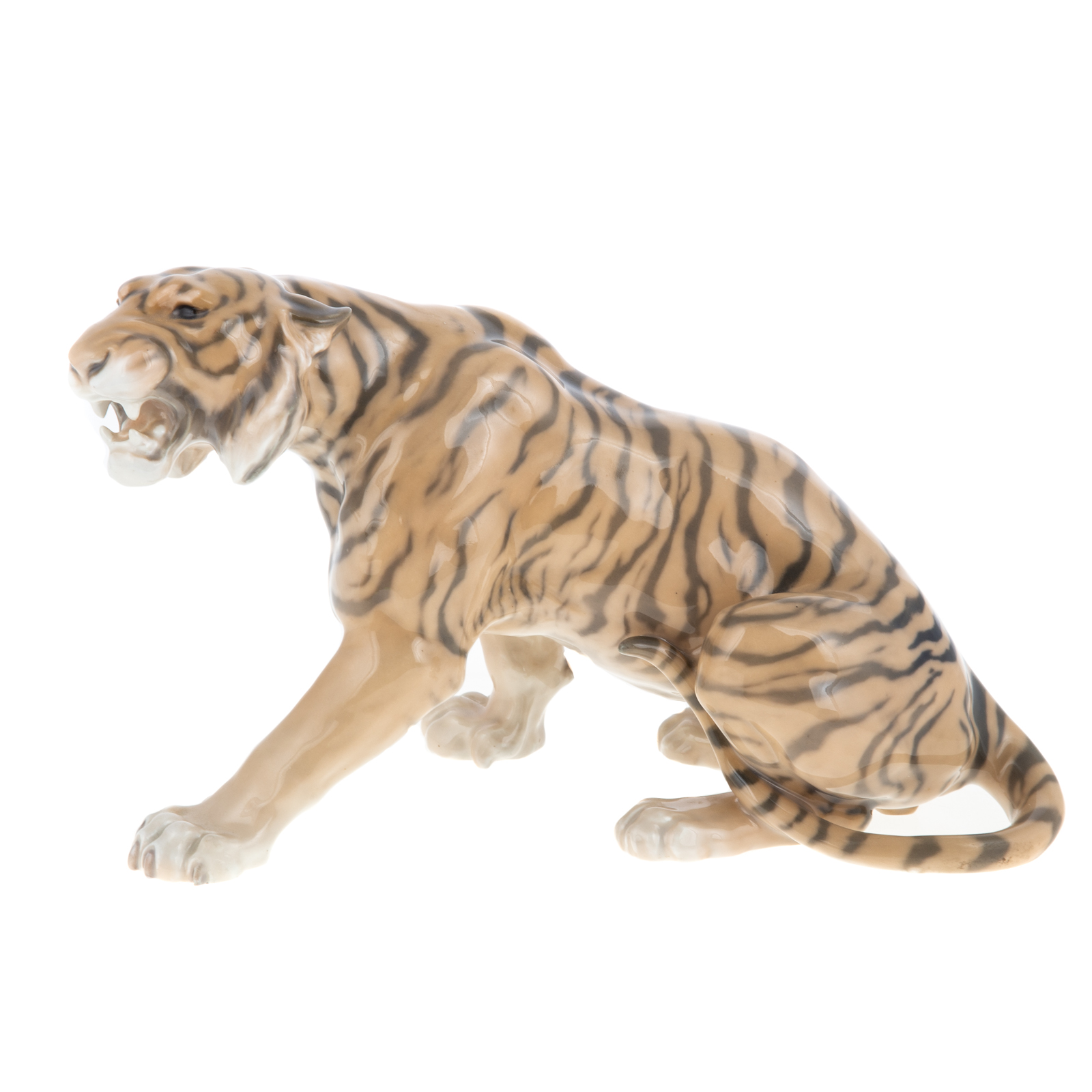 BING & GRONDAHL PORCELAIN TIGER