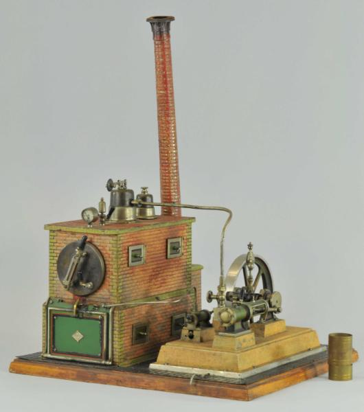 BING LIVE STEAM ENGINE Embossed tin