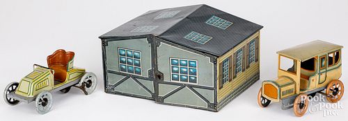 BING TIN LITHOGRAPH WIND-UP CARS