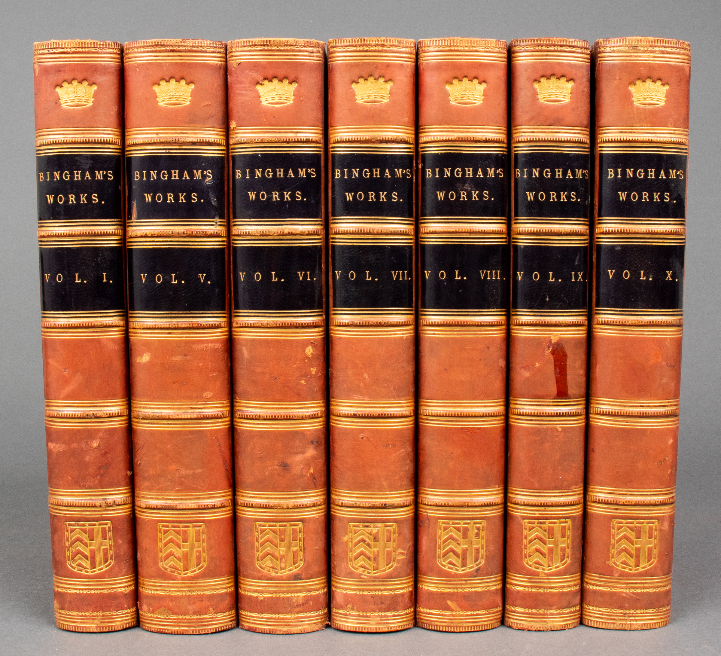 BINGHAM WORKS BINDINGS PARTIAL SET,