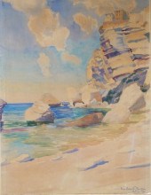 BION BARNETT, CORSICA WATERCOL