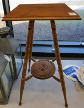 BIRCH FINISH PLANT STAND, H: 2