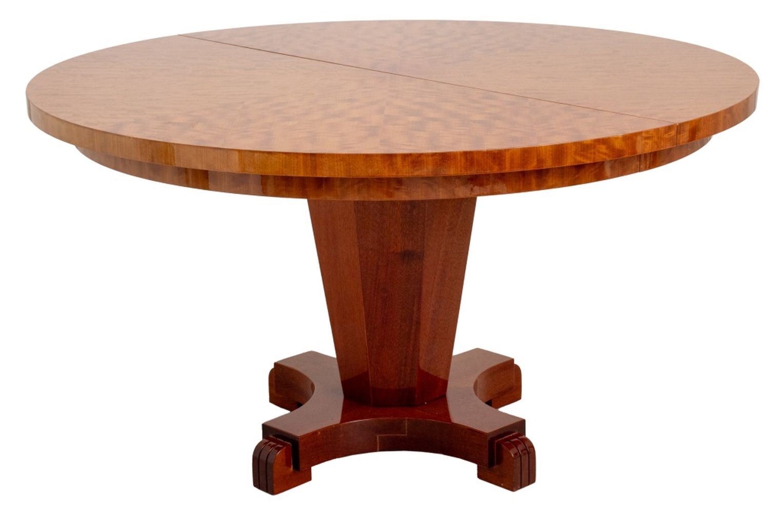 BIRCH VENEERED EXTENDING PEDESTAL