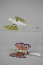 BIRD AND BUTTERFLY WITH SPUN G