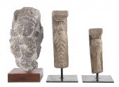 Bird carved stone corbels and