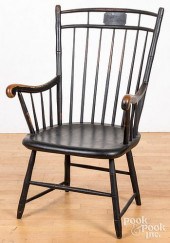 BIRDCAGE WINDSOR ARMCHAIR, 19T