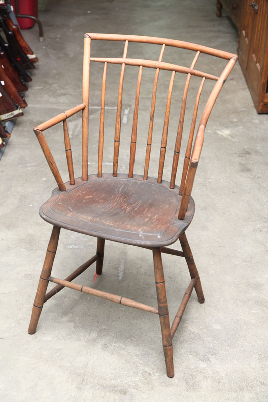 BIRDCAGE WINDSOR ARMCHAIR. Bamboo