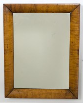 Birds Eye Maple Framed Mirror