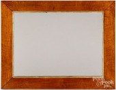 BIRDS-EYE MAPLE MIRROR, 19TH C