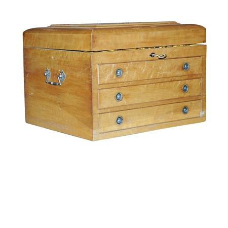 Bird's-Eye Maple Silver Chest 	 