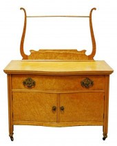 BIRDS EYE MAPLE WASHSTAND WITH