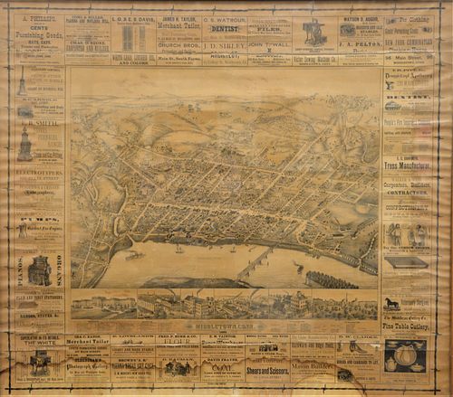 BIRD'S EYE VIEW MAP OF