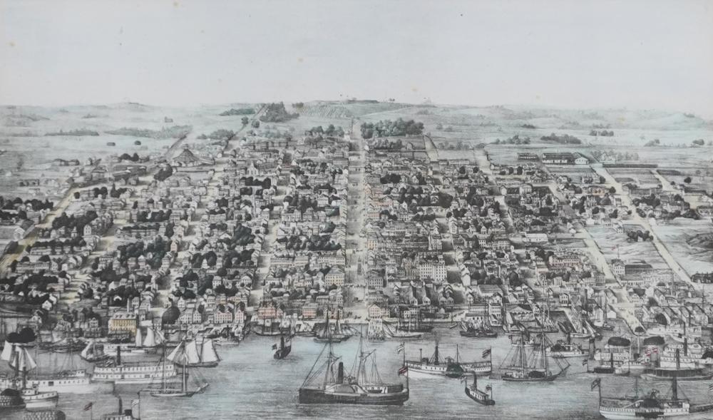 BIRDS EYE VIEW OF ALEXANDRIA, VA,