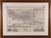 "BIRD'S EYE VIEW OF THE TOWN O