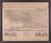 "BIRD'S EYE VIEW OF THE TOWN O