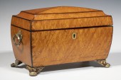 BIRDSEYE MAPLE TEA CADDY Large