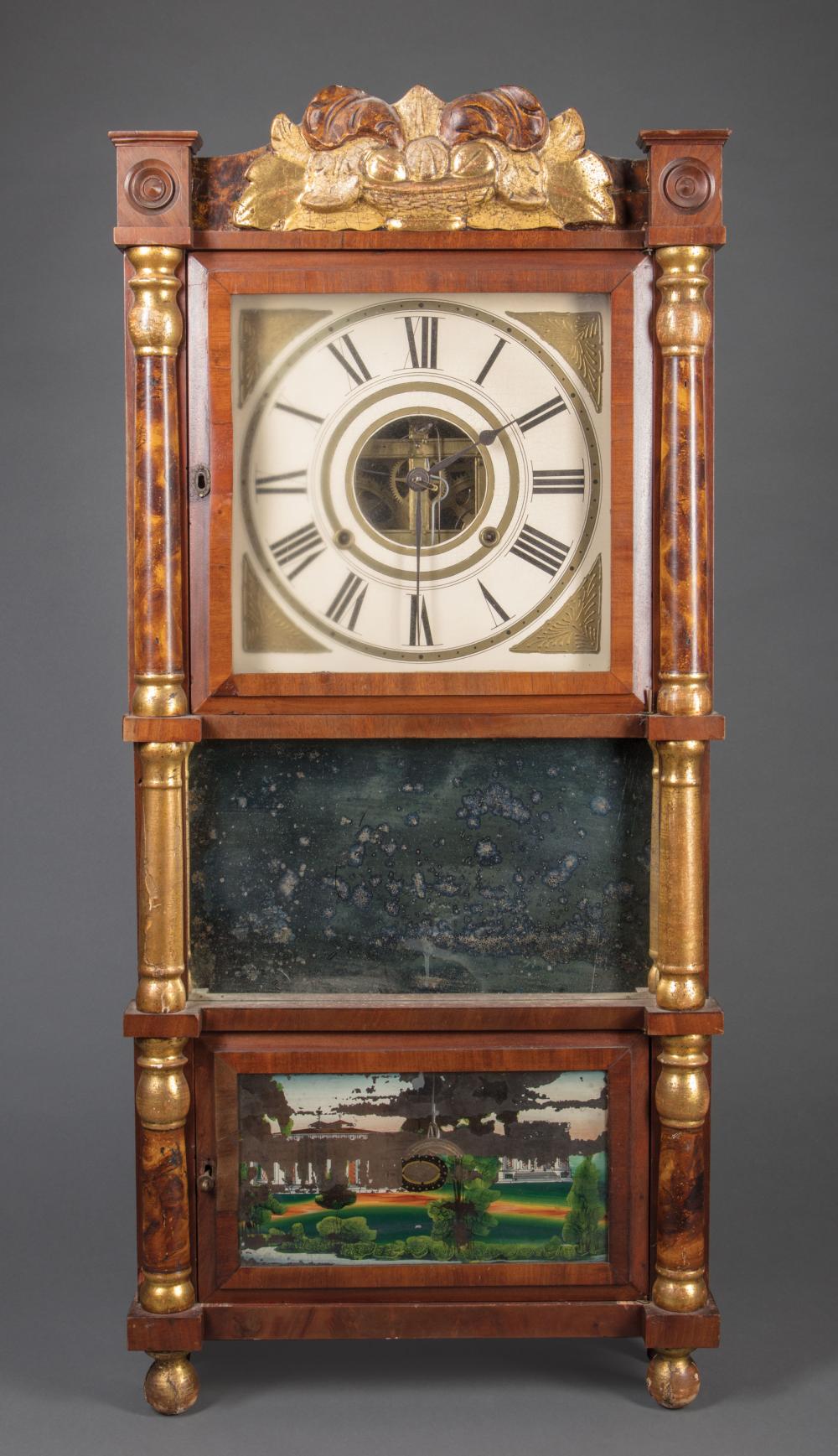 BIRGE & FULLER EIGHT-DAY MANTEL